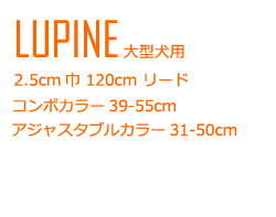 LUPINE大型犬用コンボ・アジャスタブル・リード